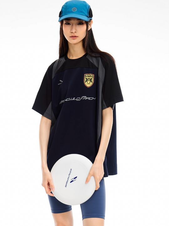 ARCH BY ROARINGWILD Roaring Beast Geometric Patchwork Soccer Jersey | Face 3 Face