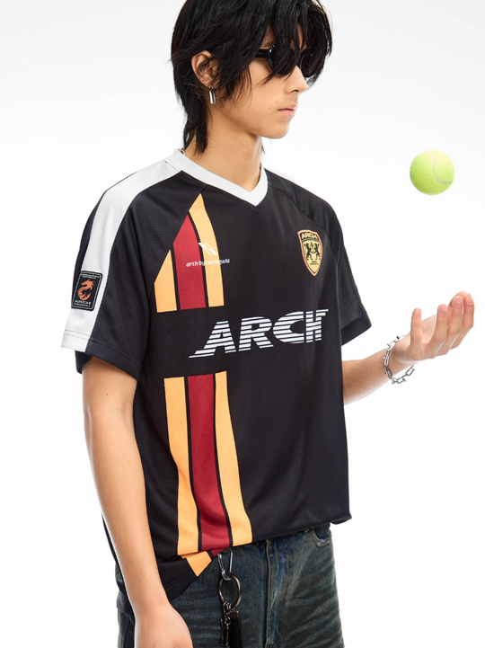 ARCH BY ROARINGWILD Roaring Beast Colorblocking V-Neck Soccer Jersey | Face 3 Face