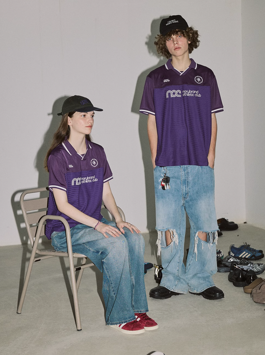 NORYBRAND Sports Club Mesh Patchwork Soccer Jersey Polo | Face 3 Face