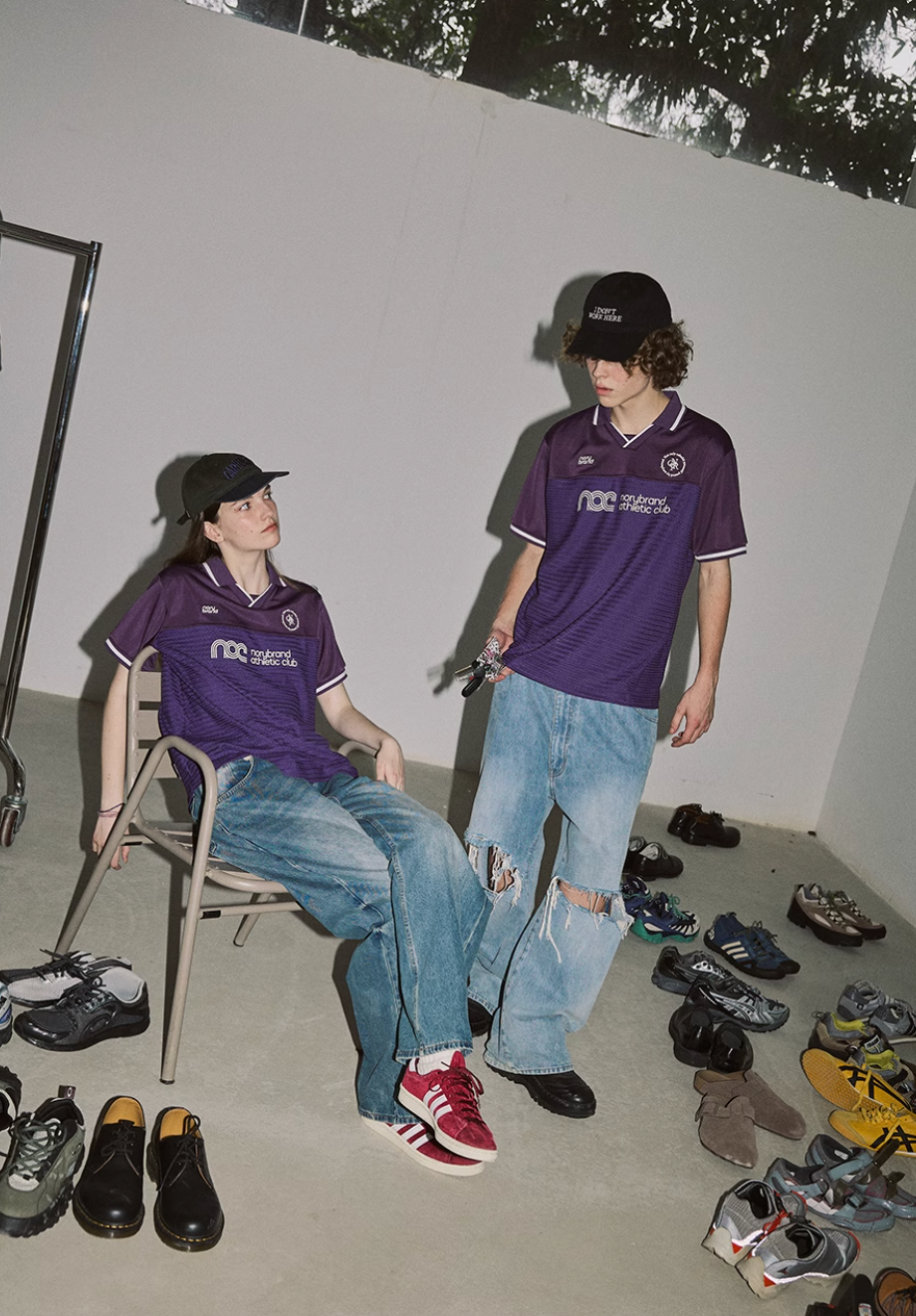 NORYBRAND Sports Club Mesh Patchwork Soccer Jersey Polo | Face 3 Face