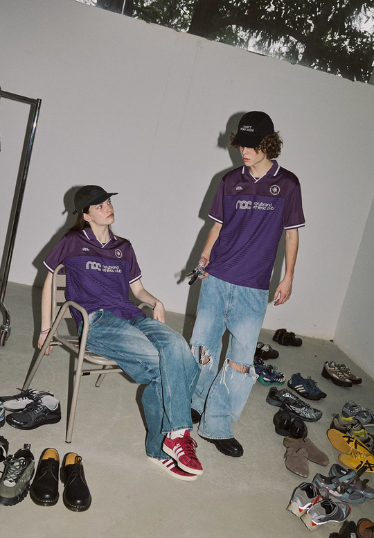 NORYBRAND Sports Club Mesh Patchwork Soccer Jersey Polo | Face 3 Face