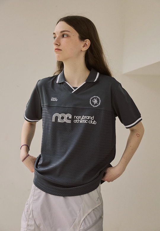 NORYBRAND Sports Club Mesh Patchwork Soccer Jersey Polo | Face 3 Face
