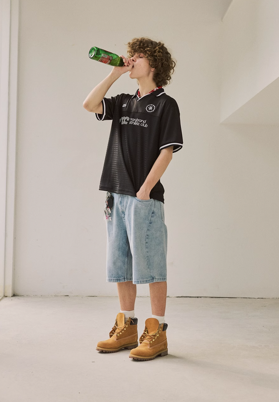 NORYBRAND Sports Club Mesh Patchwork Soccer Jersey Polo | Face 3 Face