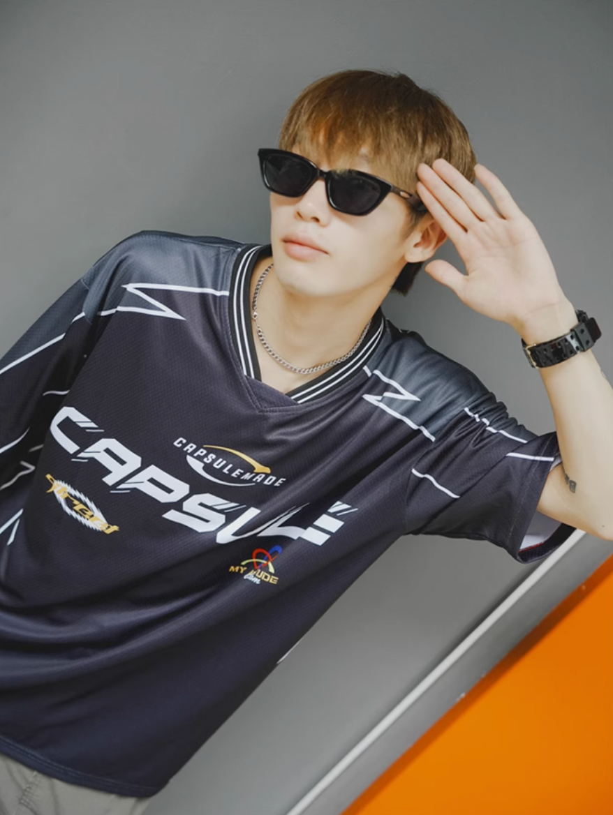 CapsuleMade Racing Suit Design Printed Soccer Jersey | Face 3 Face