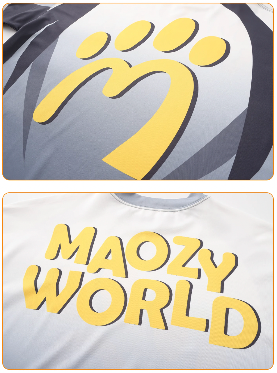 MAOZYWORLD M Logo Soccer Jersey | Face 3 Face