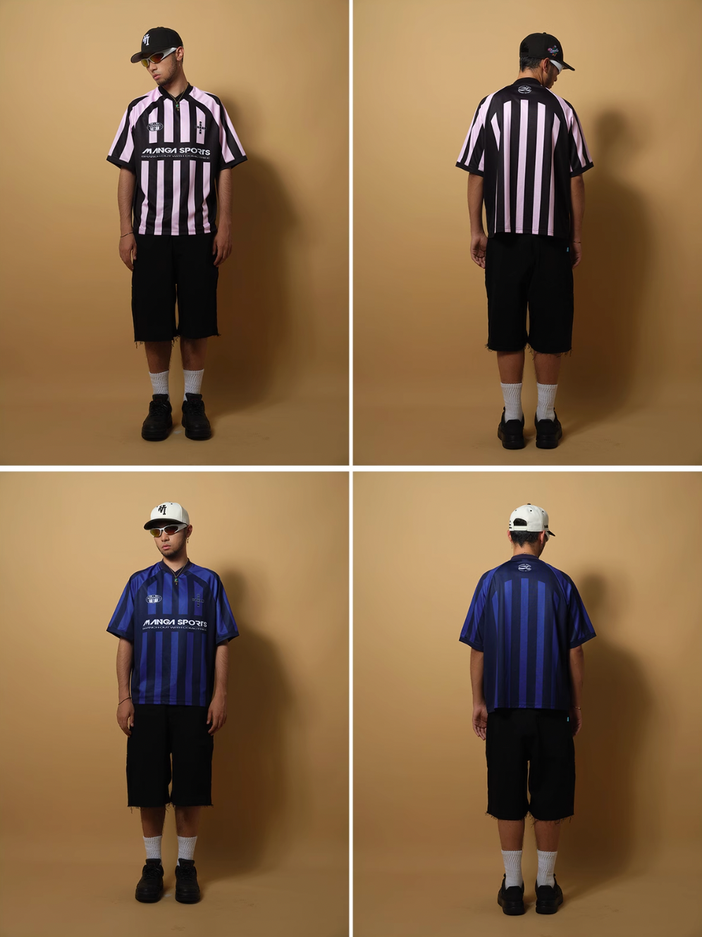 ComicTree C.t Striped V-Neck Soccer Jersey | Face 3 Face