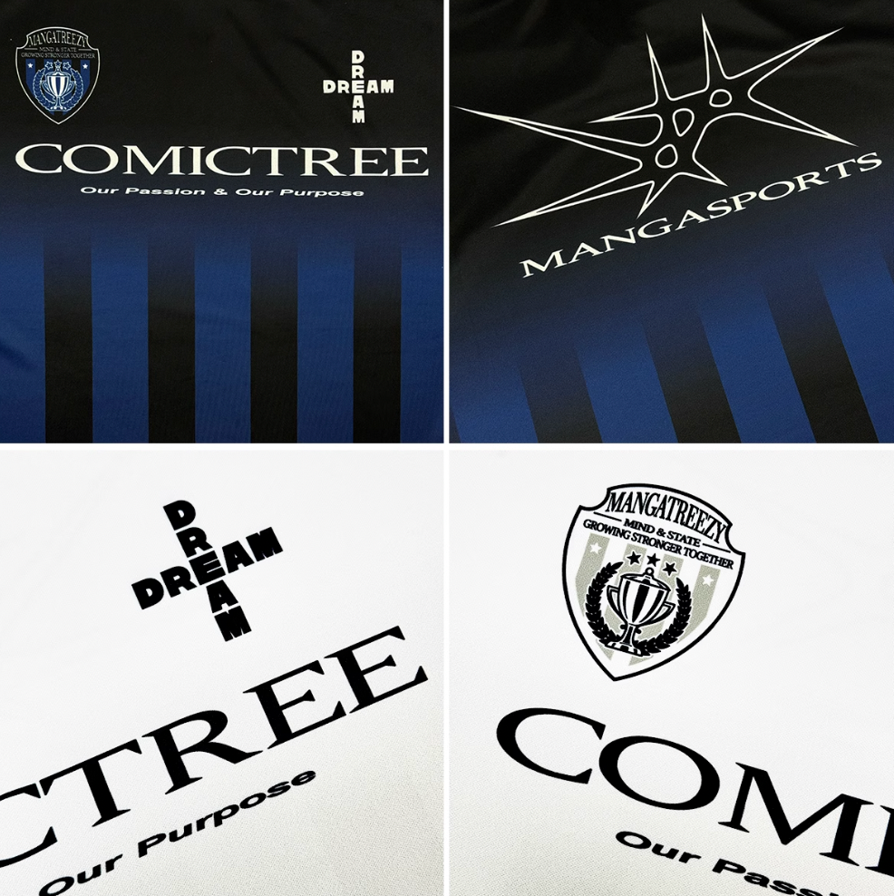 ComicTree C.t Gradient V-Neck Soccer Jersey | Face 3 Face