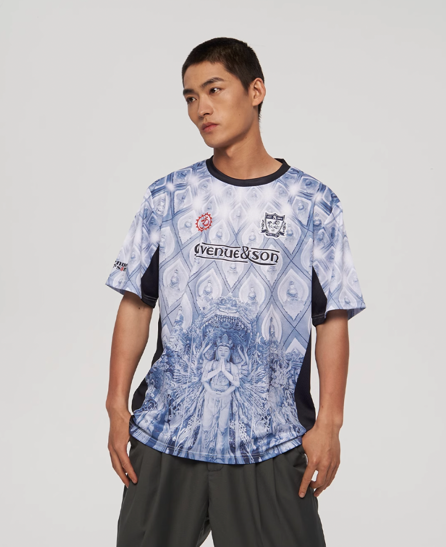 AVENUE & SON Thousand-Armed Avalokiteshvara Soccer Jersey | Face 3 Face
