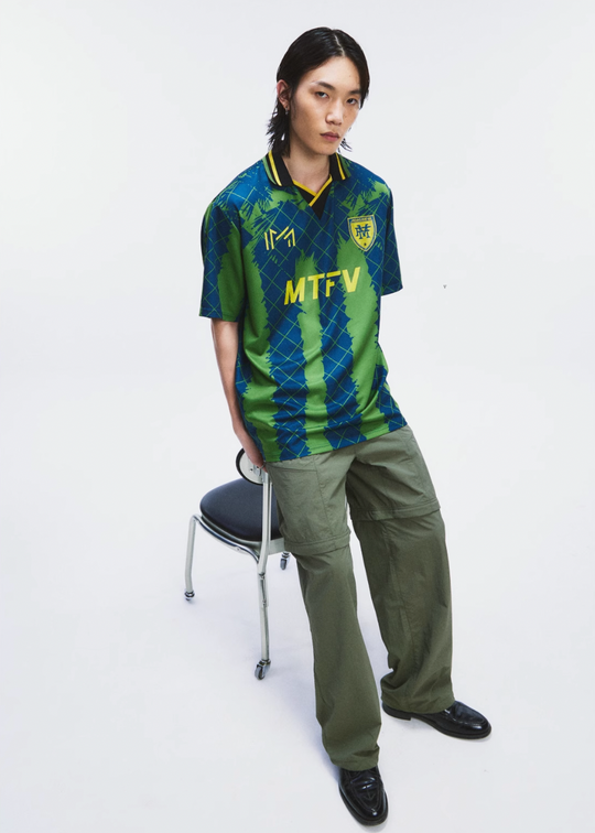 MOUNTAINFEVER Coconut Stripe Soccer Jersey Polo | Face 3 Face