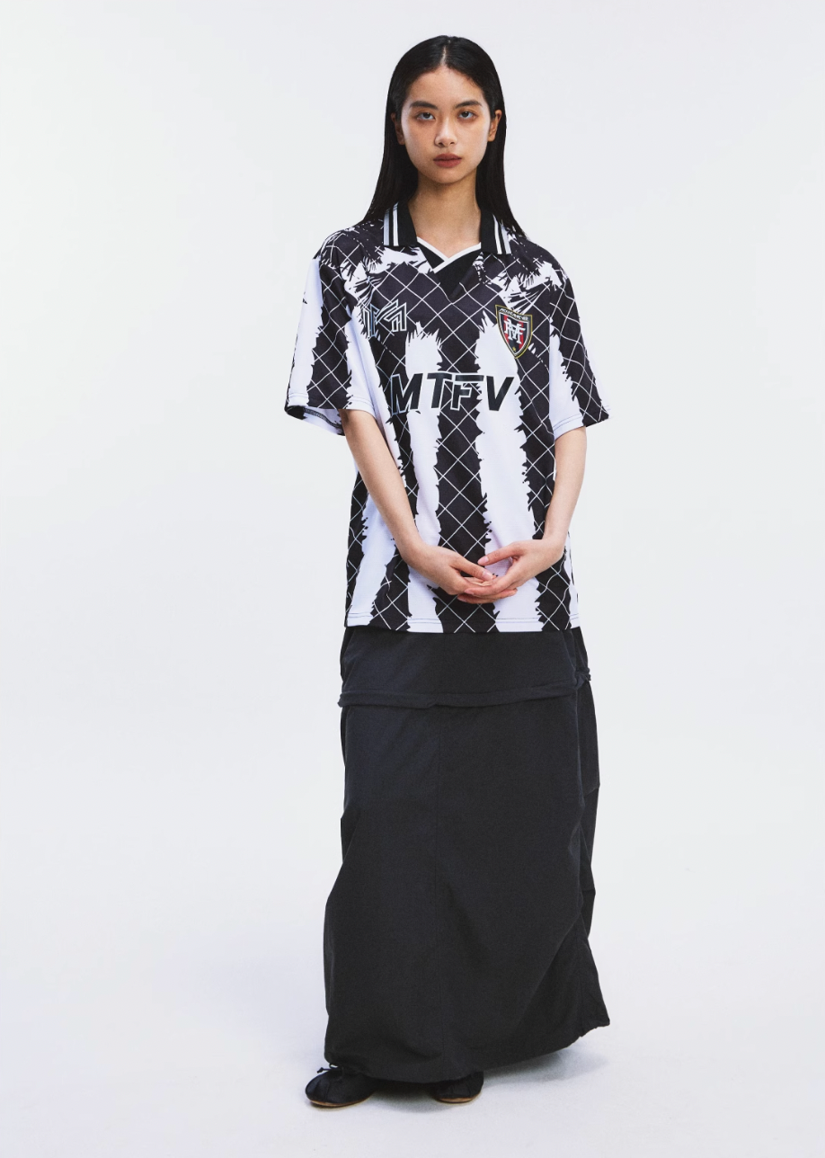 MOUNTAINFEVER Coconut Stripe Soccer Jersey Polo | Face 3 Face