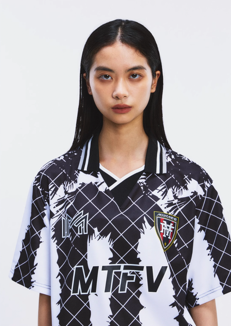 MOUNTAINFEVER Coconut Stripe Soccer Jersey Polo | Face 3 Face