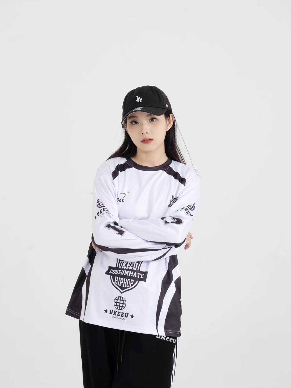 ukeeu Racing Print Long Sleeved Soccer Jersey | Face 3 Face