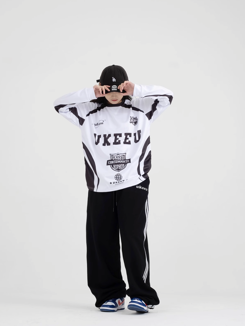 ukeeu Racing Print Long Sleeved Soccer Jersey | Face 3 Face