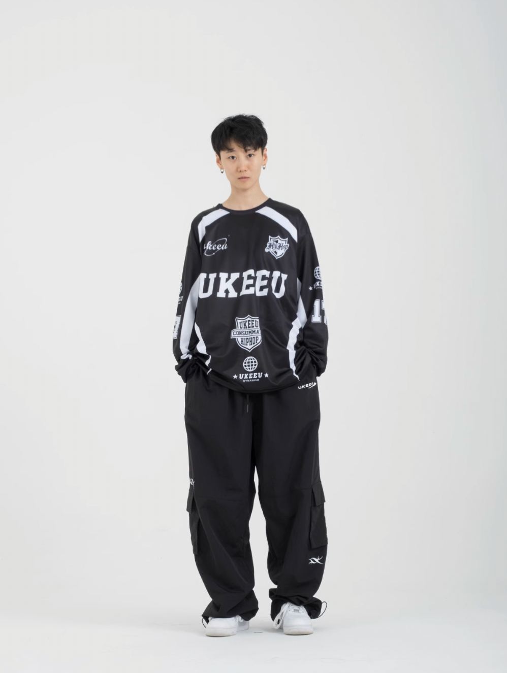 ukeeu Racing Print Long Sleeved Soccer Jersey | Face 3 Face