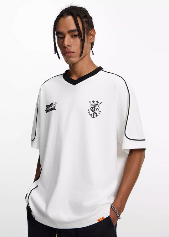 STK SmallTownKid Logo Flame Soccer Jersey | Face 3 Face