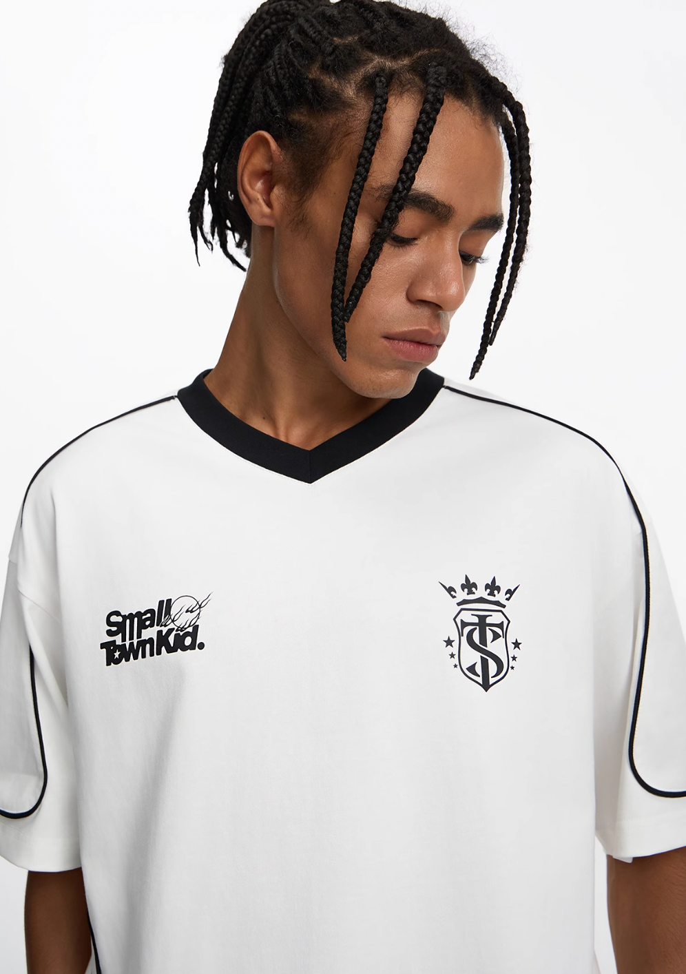 STK SmallTownKid Logo Flame Soccer Jersey | Face 3 Face