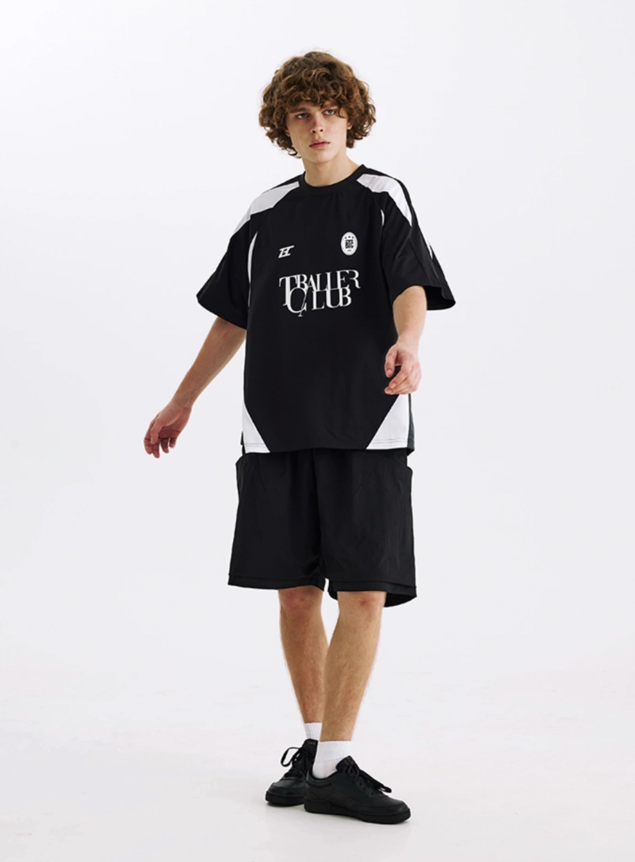 TBALLER Mesh Patchwork Color Blocking Soccer Jersey | Face 3 Face