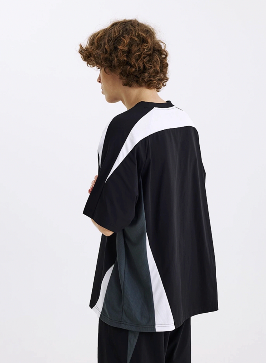 TBALLER Mesh Patchwork Color Blocking Soccer Jersey | Face 3 Face