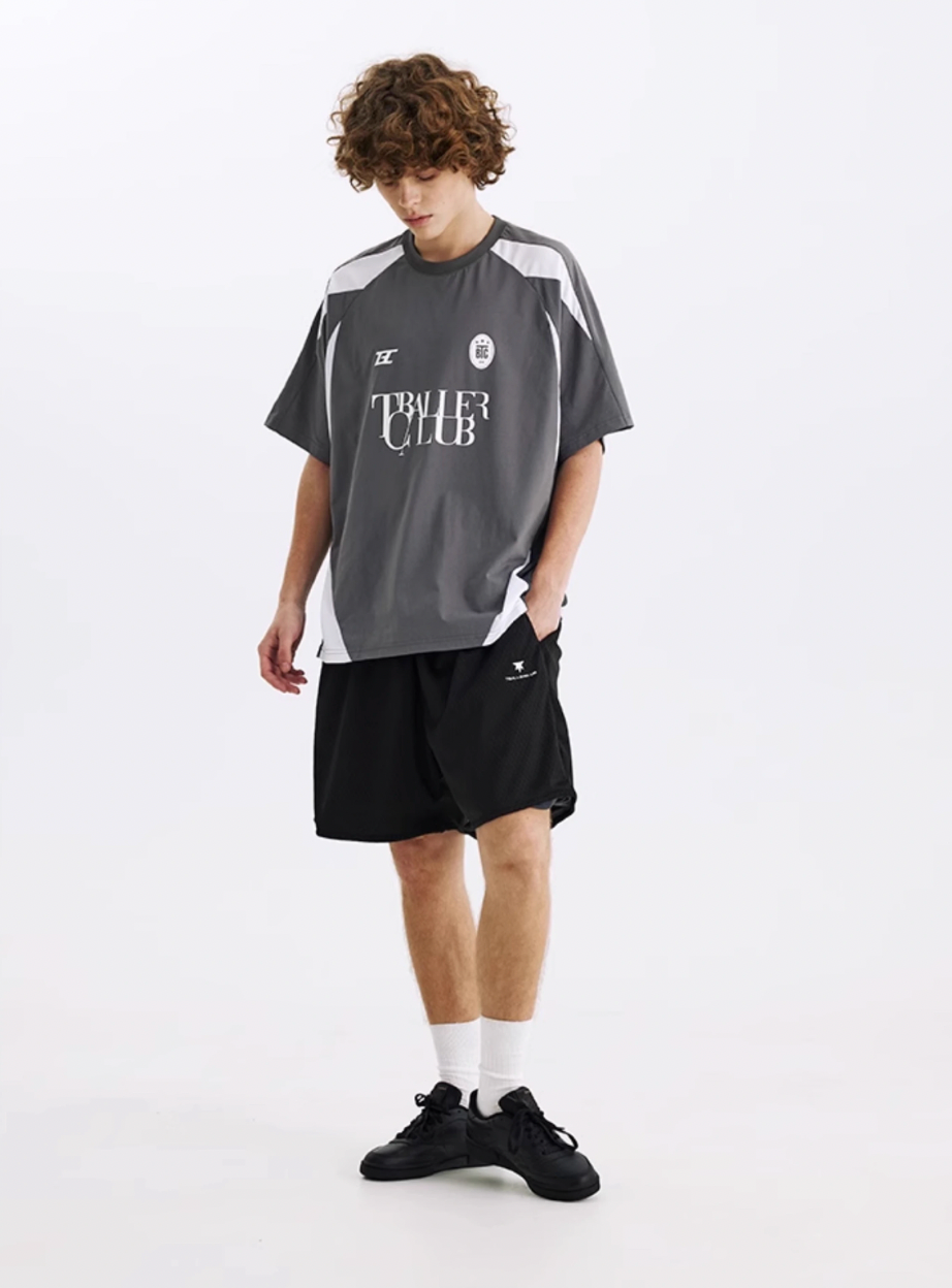 TBALLER Mesh Patchwork Color Blocking Soccer Jersey | Face 3 Face