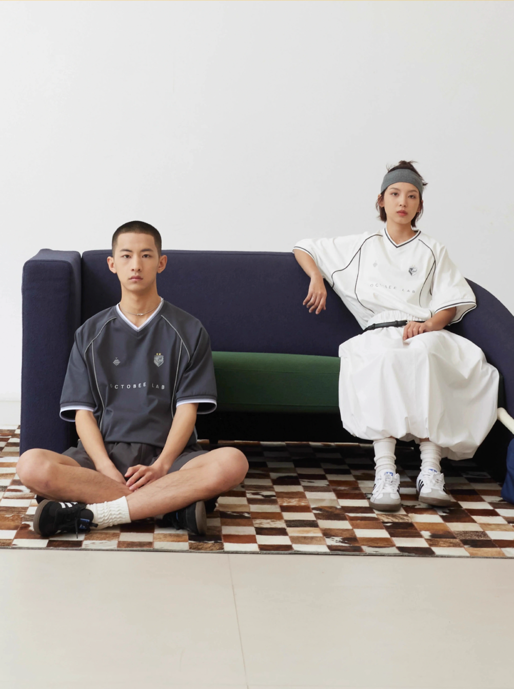 OCTOBEE LAB Patchwork Printed Soccer Jersey | Face 3 Face