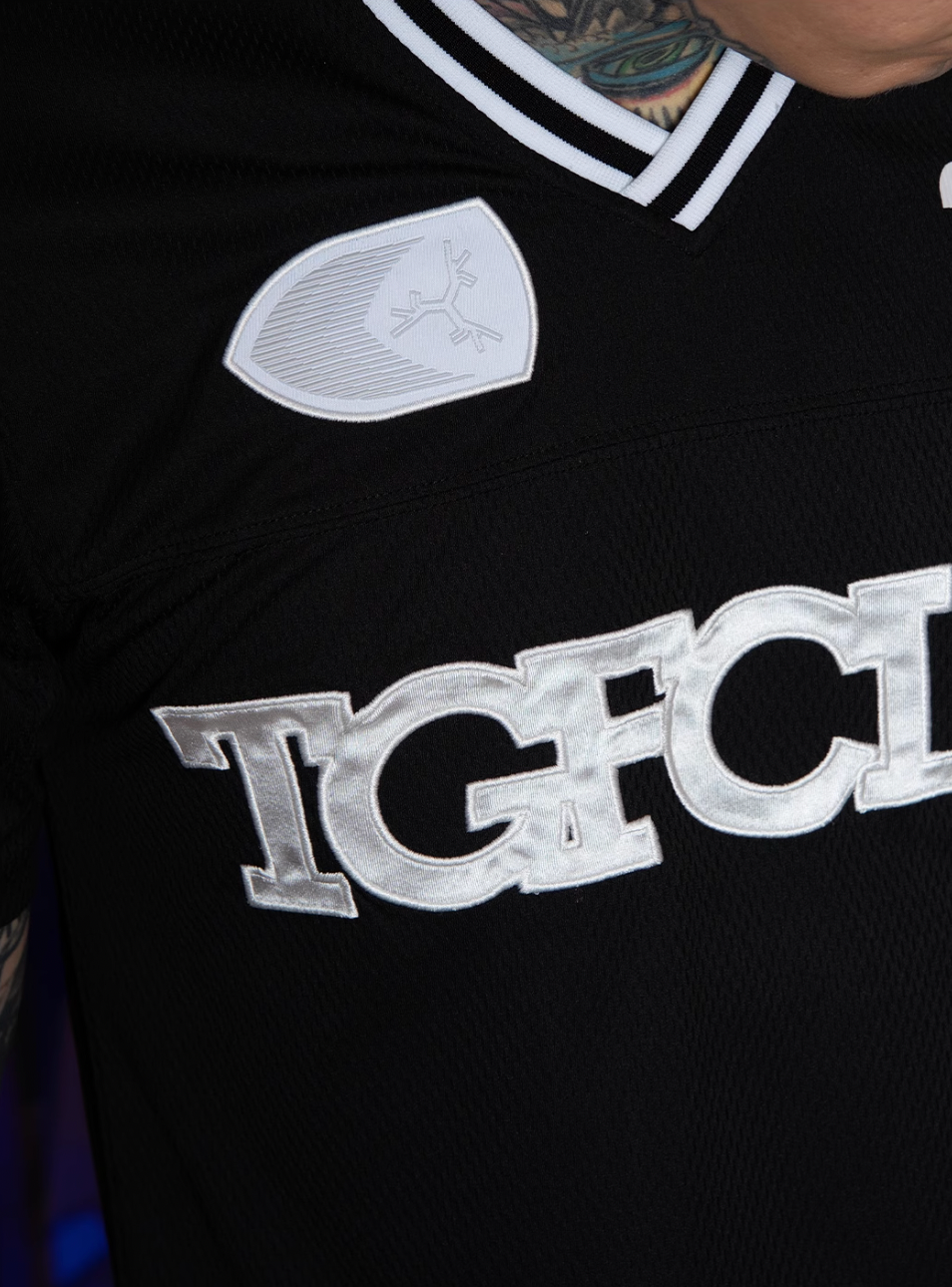 TGFCLUB Sports Fabric Patch Embroidered Logo Soccer Jersey | Face 3 Face