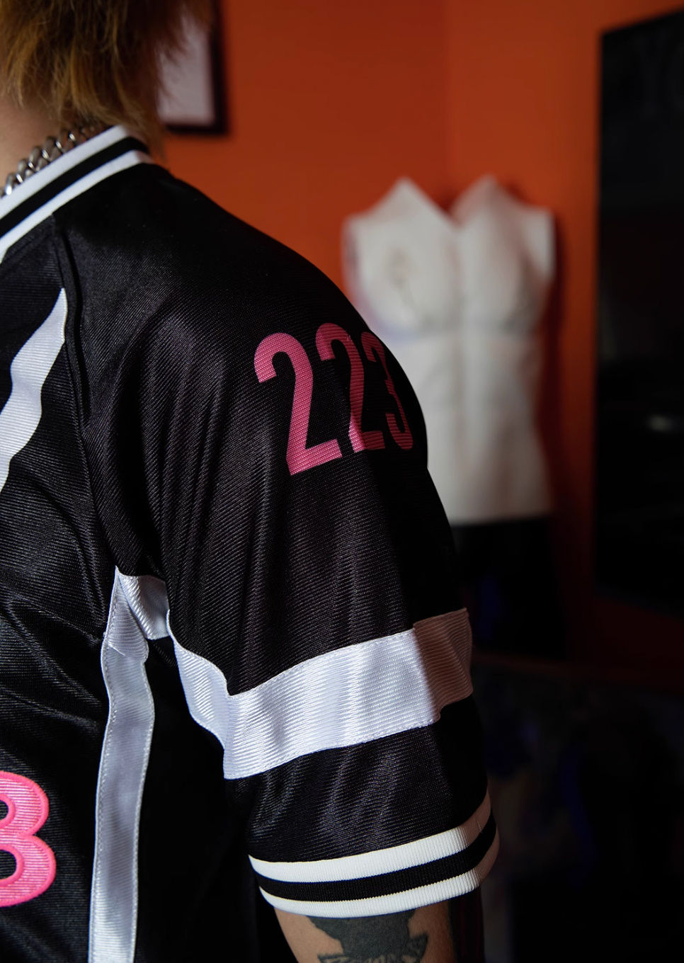 TGFCLUB Color Blocking Applique Embroidery Soccer Jersey | Face 3 Face