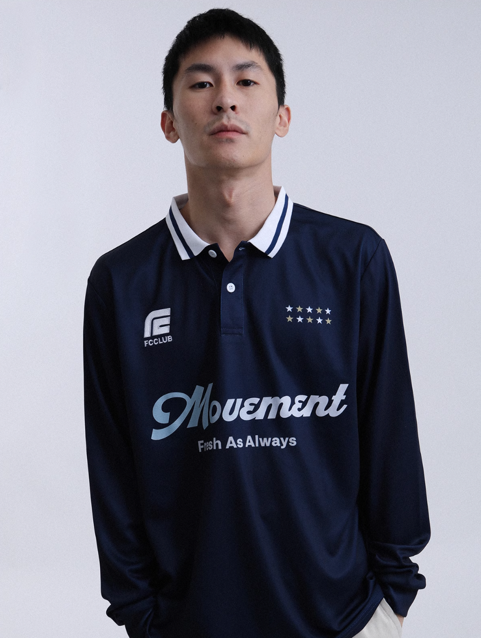FCCLUB Long Sleeved Soccer Jersey Polo | Face 3 Face