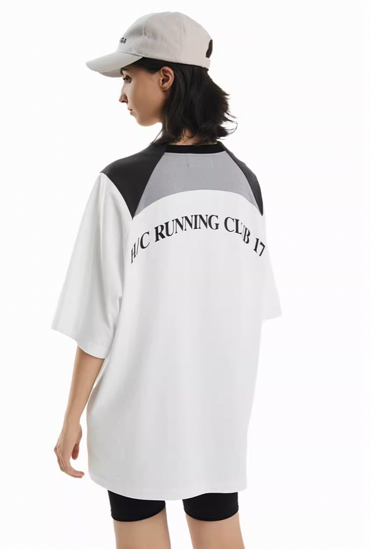 Harsh and Cruel Contrast Patchwork Racing Soccer Tee | Face 3 Face