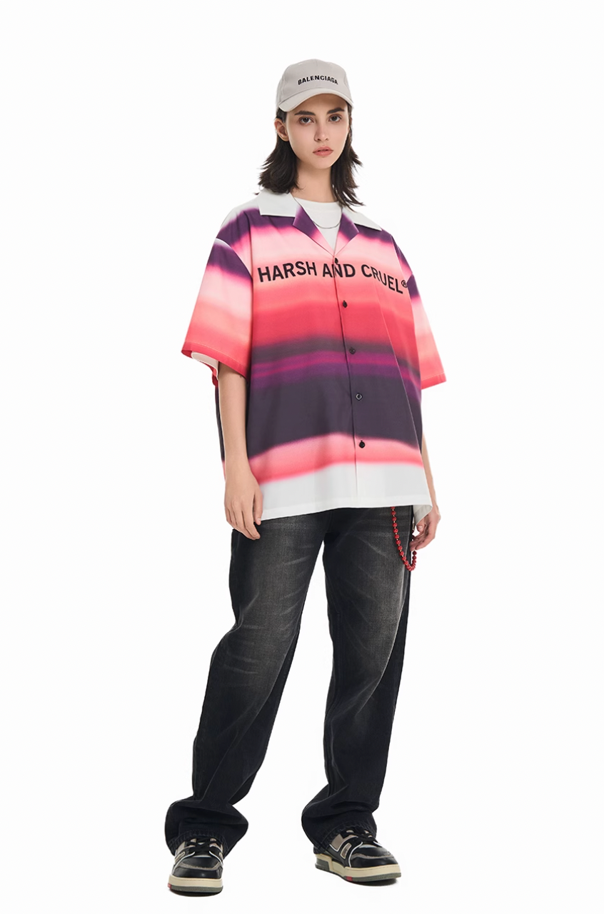 Harsh and Cruel Sunset Clouds Cuban Shirt | Face 3 Face