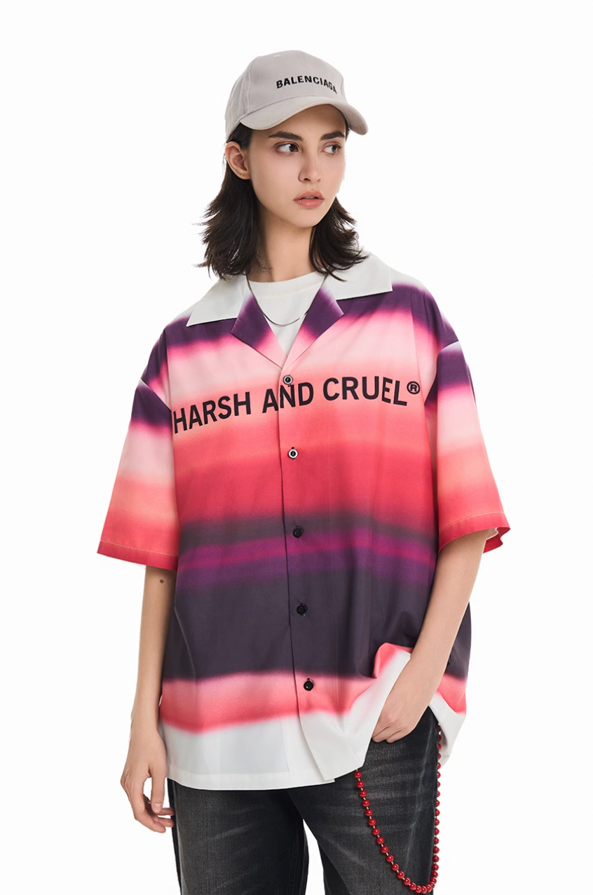 Harsh and Cruel Sunset Clouds Cuban Shirt | Face 3 Face
