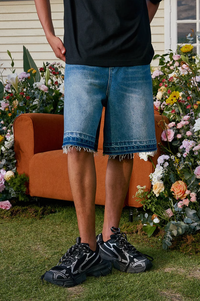 Harsh and Cruel Vintage Washed Destroyed Jorts | Face 3 Face