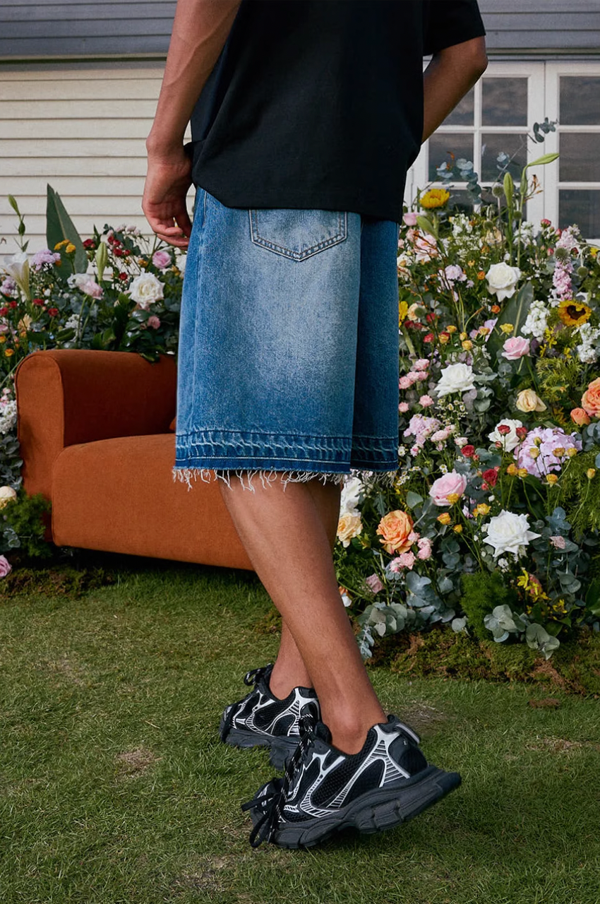 Harsh and Cruel Vintage Washed Destroyed Jorts | Face 3 Face