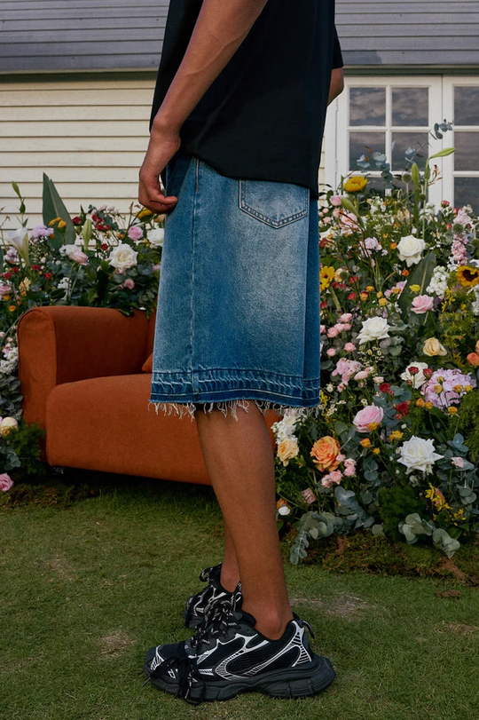 Harsh and Cruel Vintage Washed Destroyed Jorts | Face 3 Face