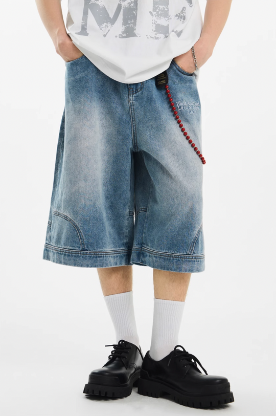 Harsh and Cruel Upside Down Pockets Jorts | Face 3 Face