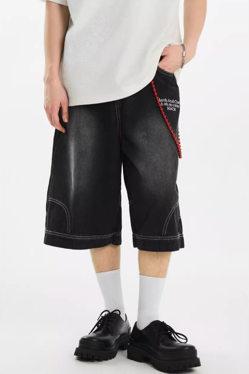 Harsh and Cruel Upside Down Pockets Jorts | Face 3 Face