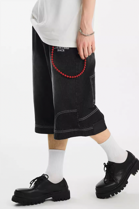 Harsh and Cruel Upside Down Pockets Jorts | Face 3 Face