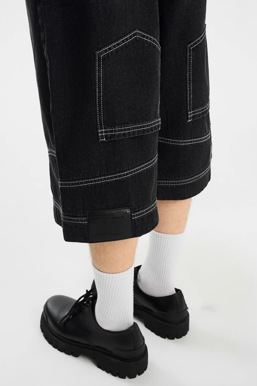 Harsh and Cruel Upside Down Pockets Jorts | Face 3 Face