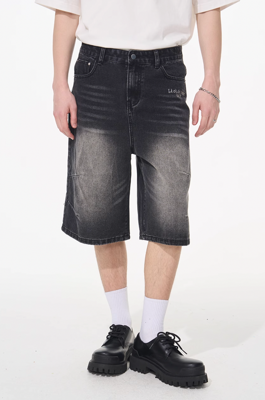 Harsh and Cruel Vintage French Embroidered Cropped Jeans | Face 3 Face