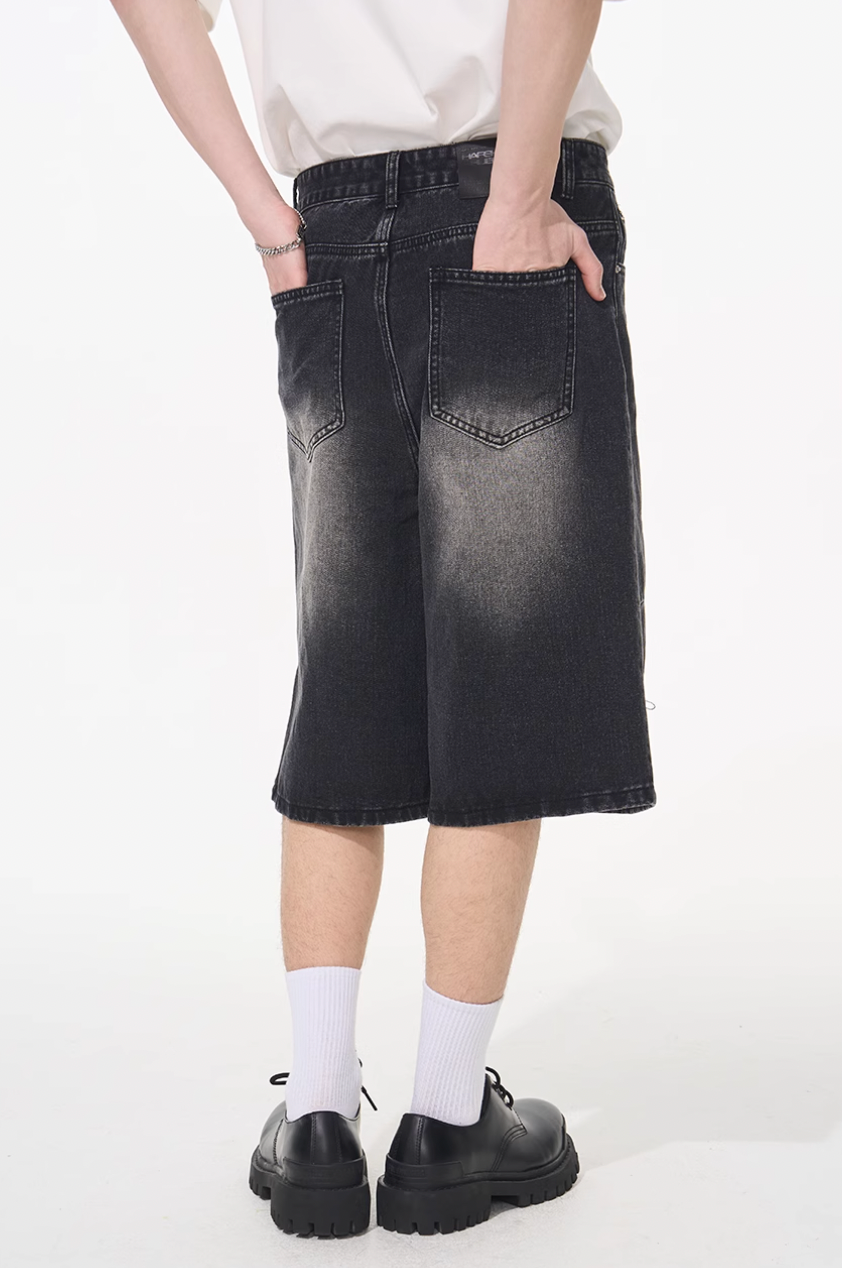 Harsh and Cruel Vintage French Embroidered Cropped Jeans | Face 3 Face