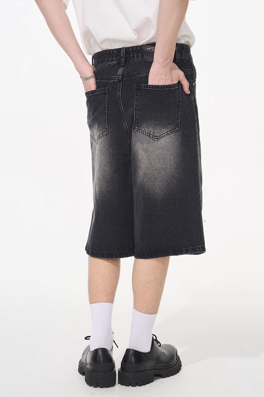 Harsh and Cruel Vintage French Embroidered Cropped Jeans | Face 3 Face