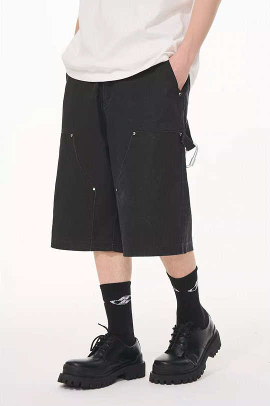 Harsh and Cruel Double Knee Carabiner Shorts | Face 3 Face