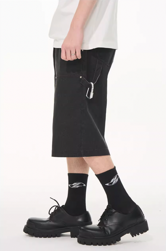 Harsh and Cruel Double Knee Carabiner Shorts | Face 3 Face