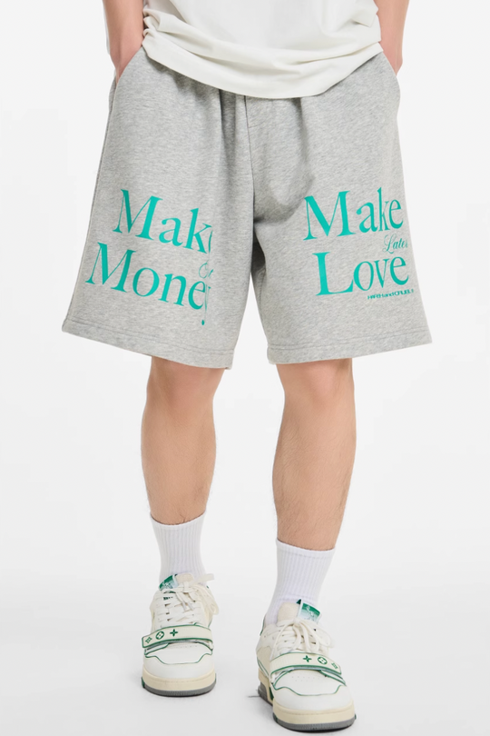 Harsh and Cruel Make Money Make Love Sweat Shorts | Face 3 Face