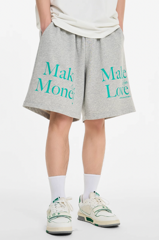 Harsh and Cruel Make Money Make Love Sweat Shorts | Face 3 Face