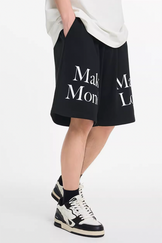 Harsh and Cruel Make Money Make Love Sweat Shorts | Face 3 Face