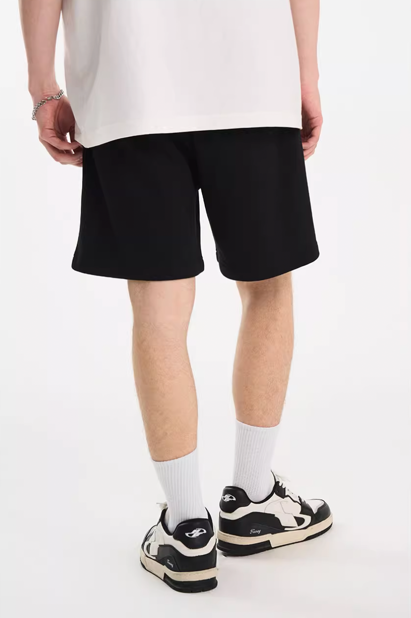 Harsh and Cruel Flag Embroidery Sweat Shorts | Face 3 Face