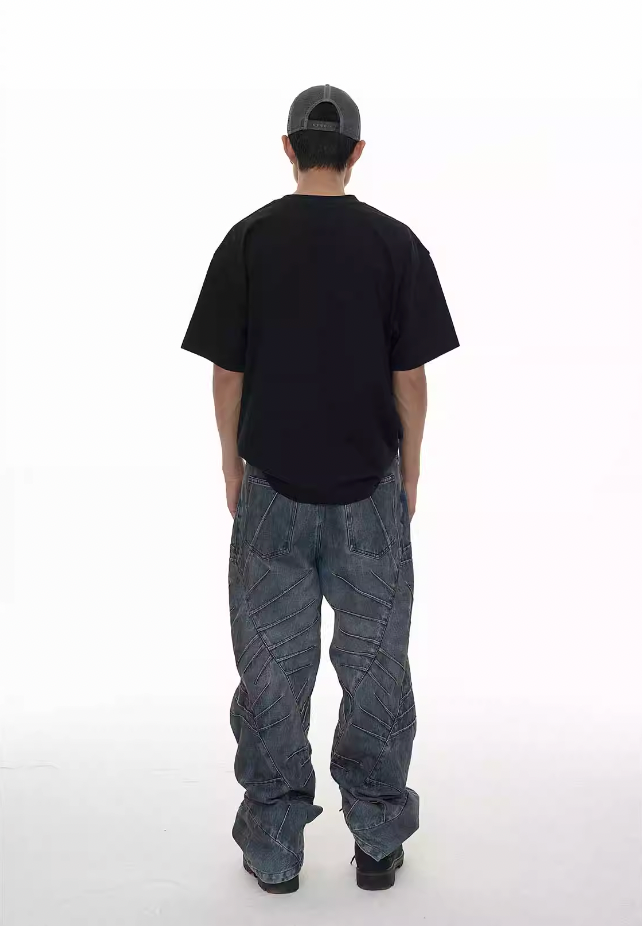 EVILKNIGHT(EK) Thorn Machete Vintage Washed Craft Jeans | Face 3 Face