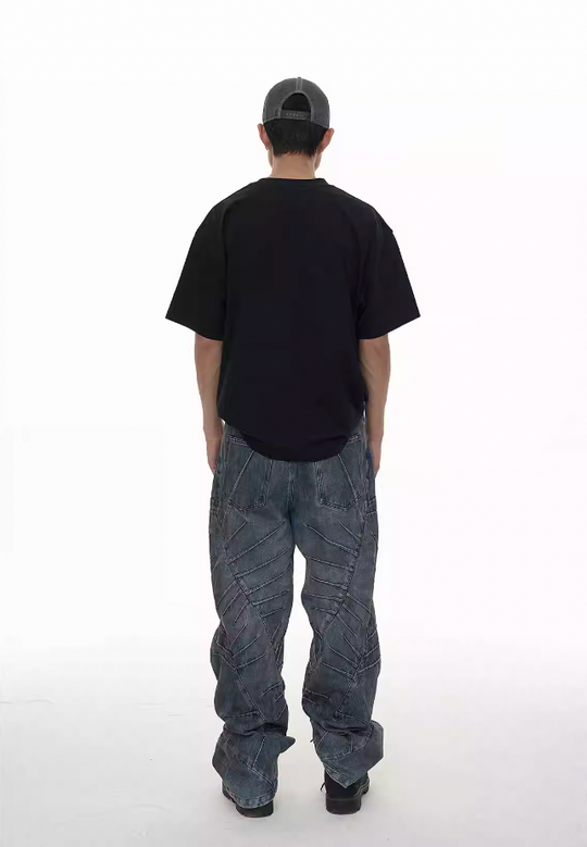 EVILKNIGHT(EK) Thorn Machete Vintage Washed Craft Jeans | Face 3 Face