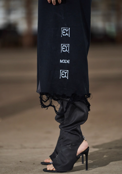 BLIND NO PLAN EXIT MODE Logo Patchwork Washed Sweat Shorts | Face 3 Face