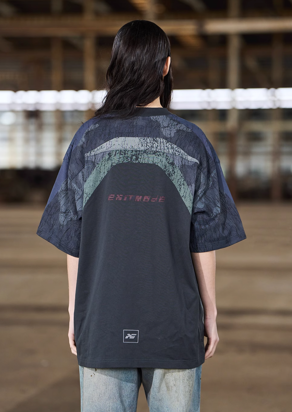 BLIND NO PLAN EXIT MODE Racing Camouflage Print Tee | Face 3 Face